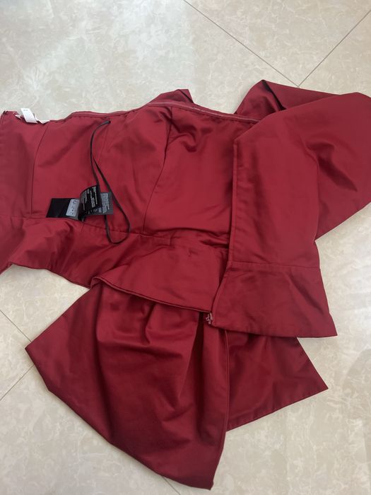 Дамски топ HM / бюстие бордо / червен