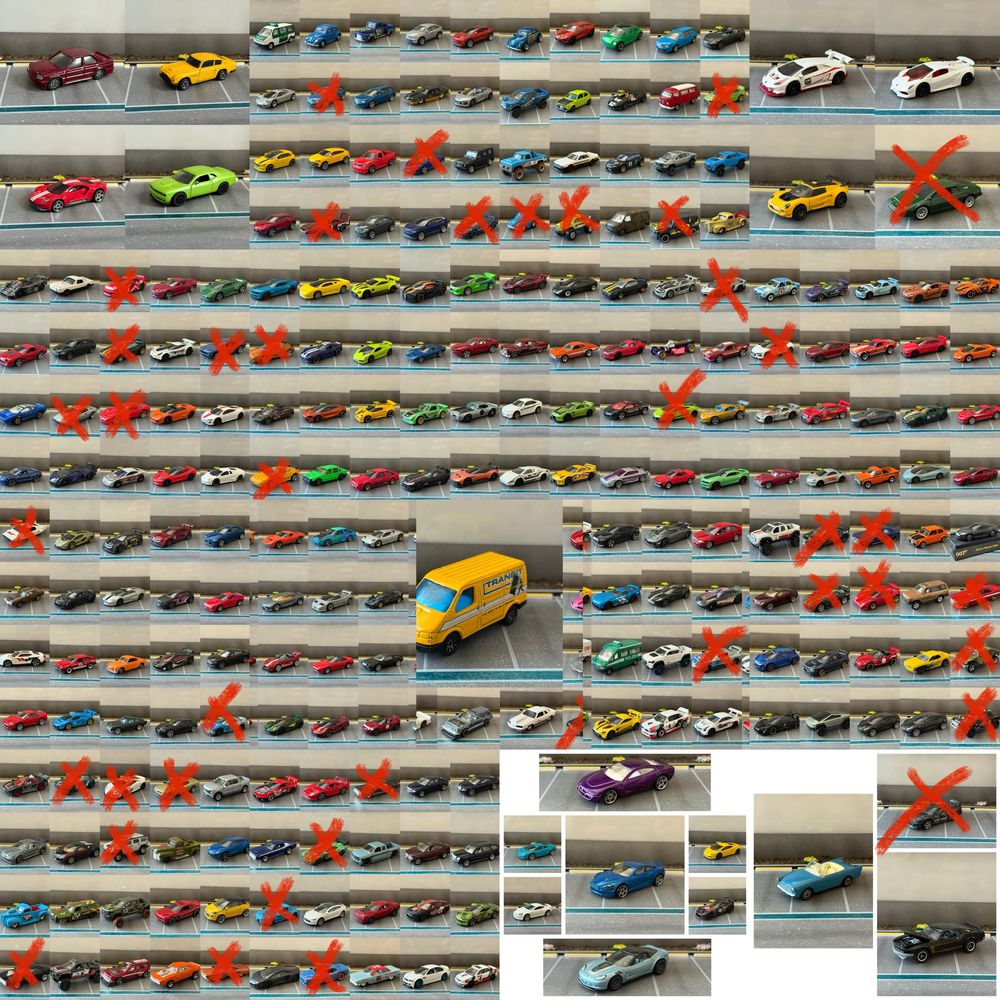 Hot wheels, Matchbox, Majorette, Siku, Corgi, Welly, Tomica, Realtoy