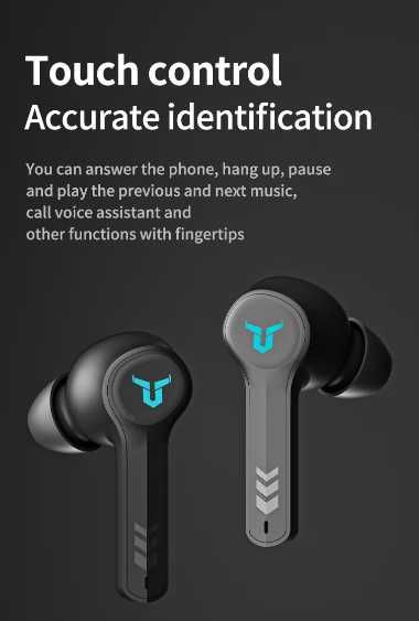 Casti Wireless "Dare to listen" fara fir, Gaming, Bluetooth 5.1