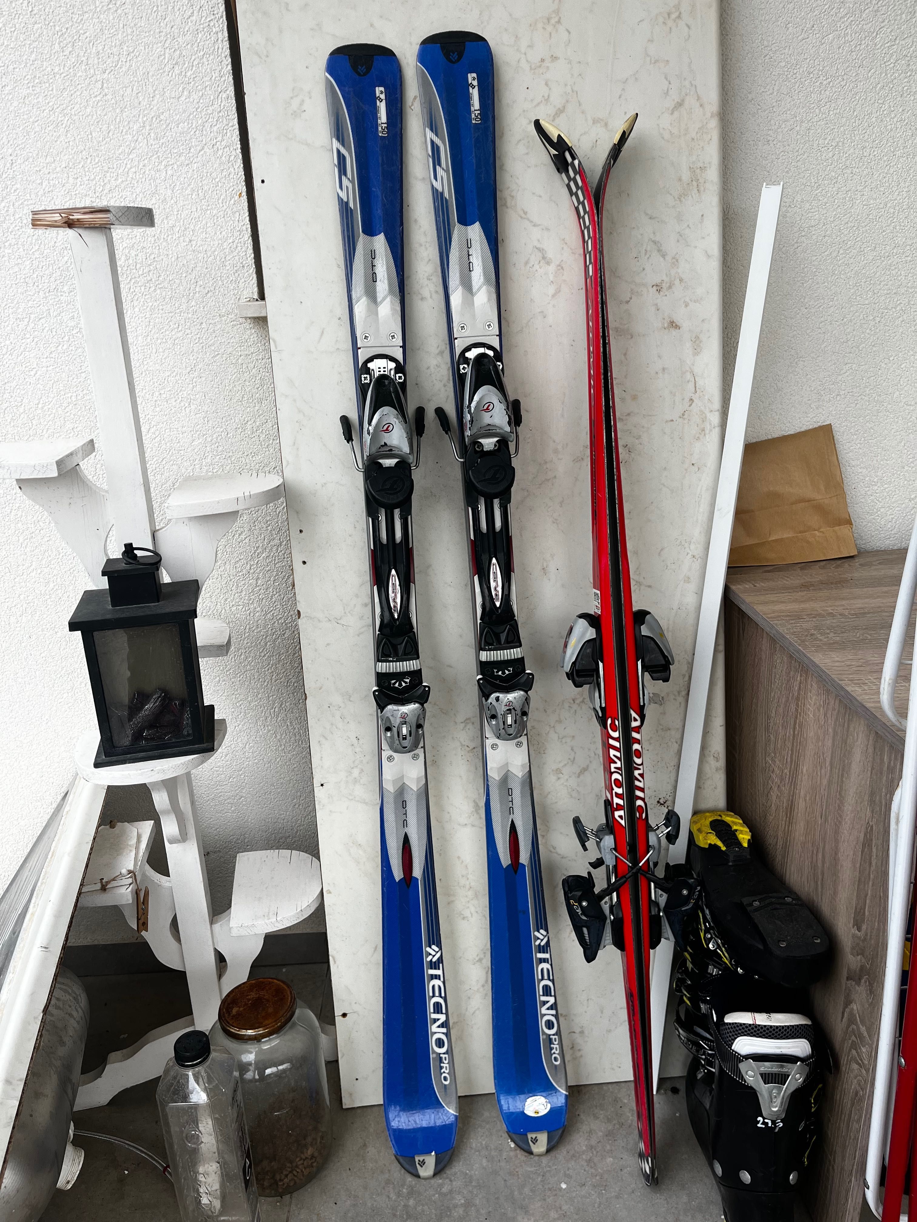 Schiuri Atomic - de viteza  140 cm si schiuri 150 cm