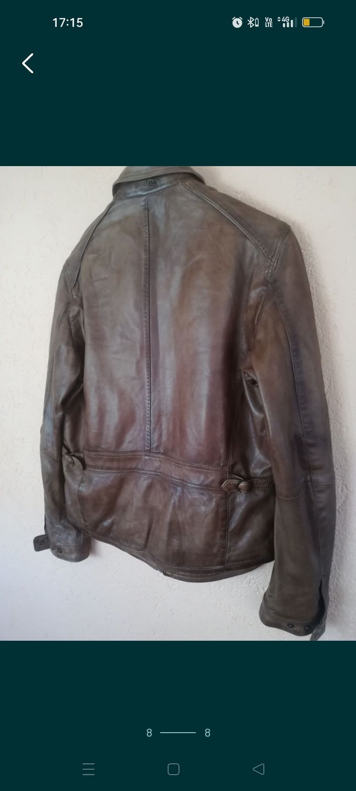 Geacă piele bărbați Massimo Dutti M
