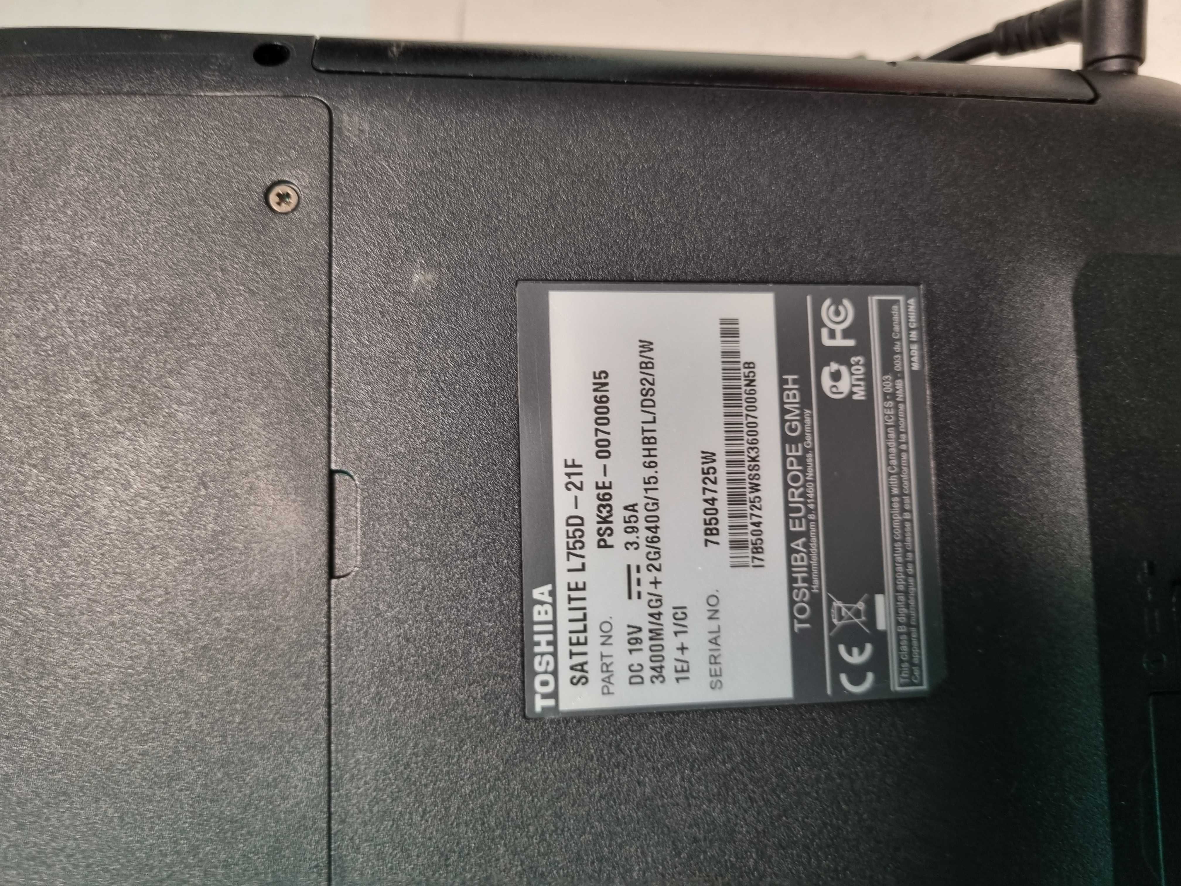 Laptop 15.4 Toshiba Sattelite L755D stare foarte buna