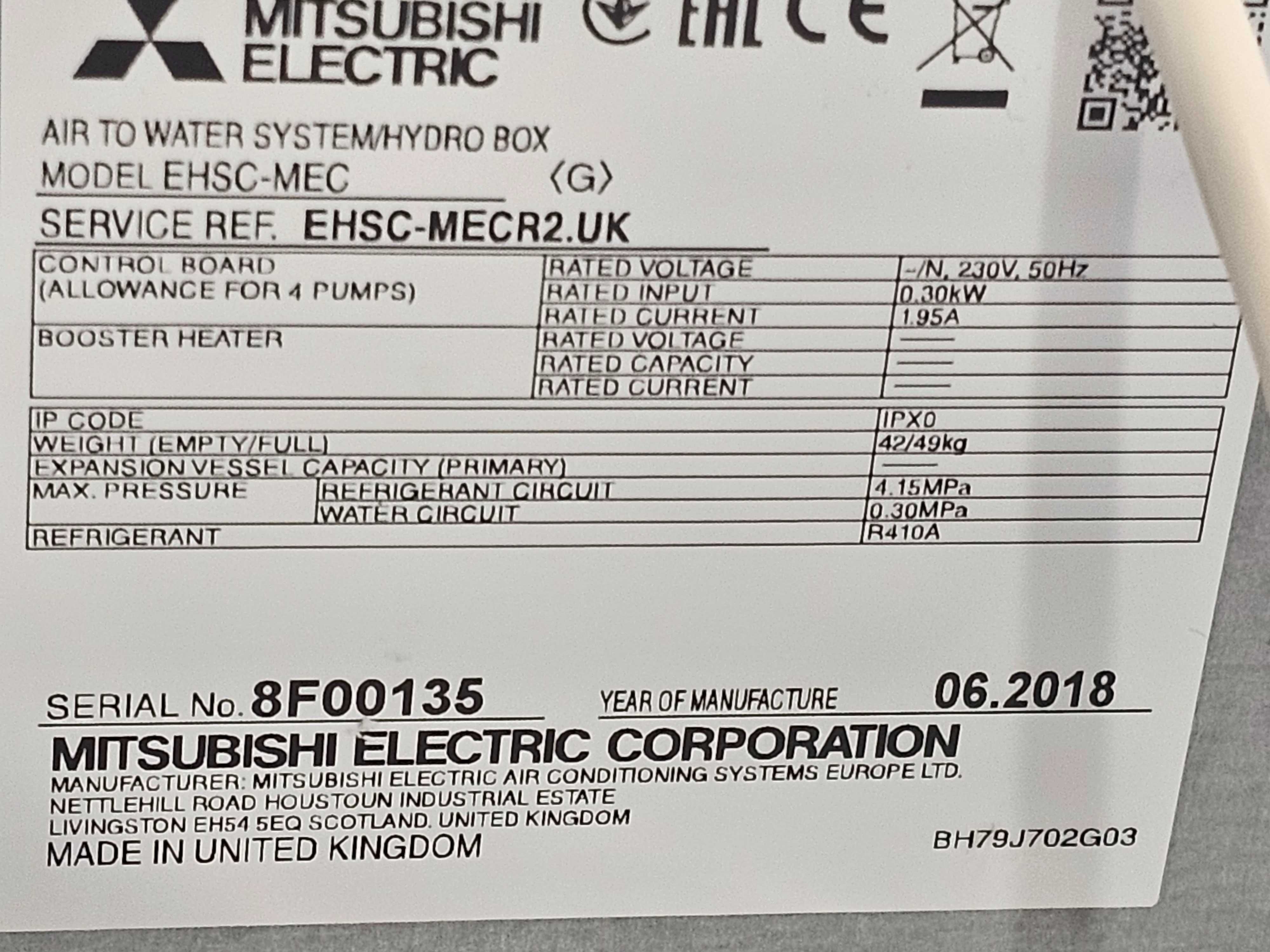 Термопомпа Mitsubishi Ecodan PUHZ-SW120VHA - 16 KW