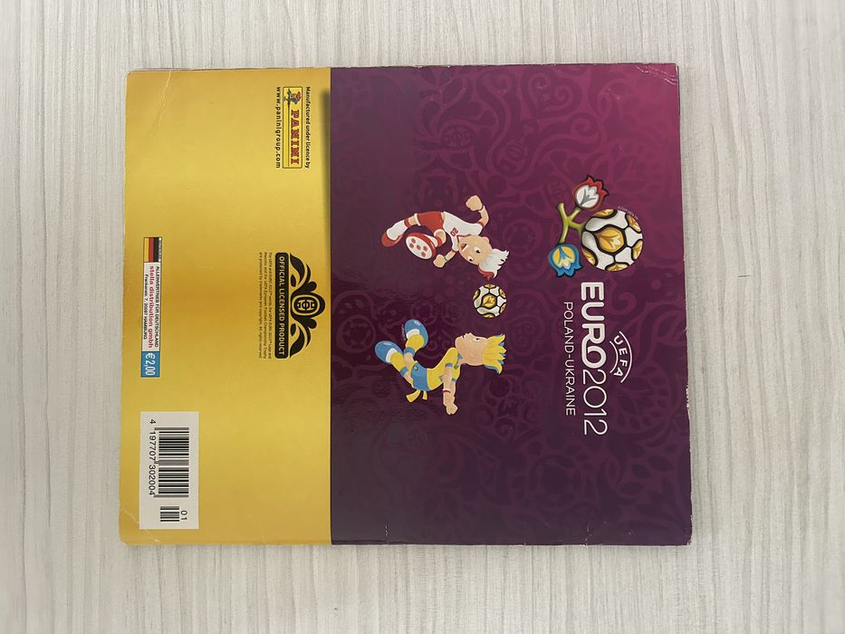 Panini Euro 2012 – напълно попълнен албум