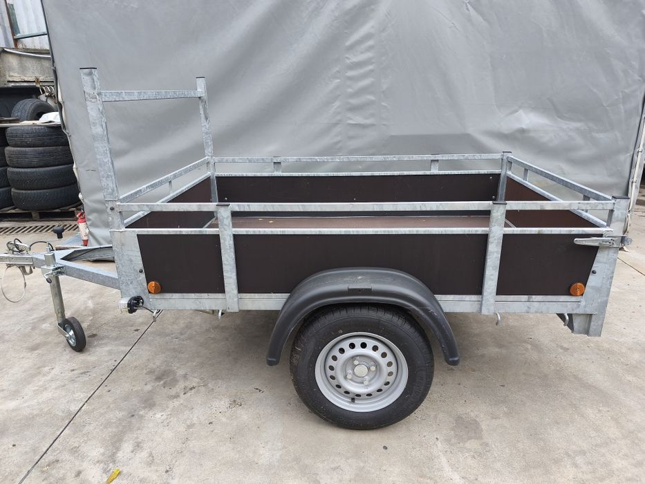 Remorcă nouă, nefolosită, 750 kg, 2m x 1.3m, import recent Olanda!
