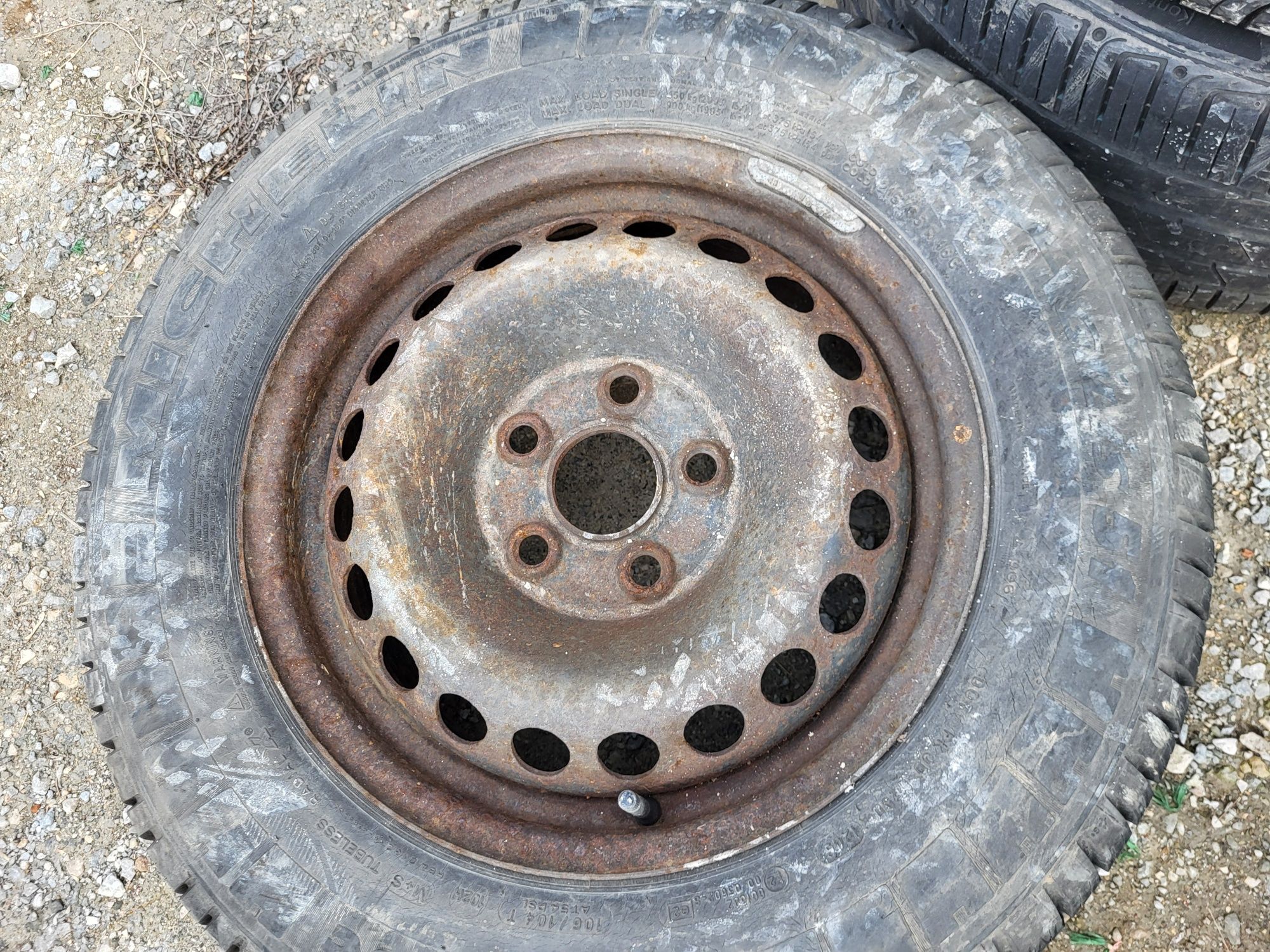3 бр метални 16 5x120 Vw Transporter T5 метални джанти крик т5 5х120