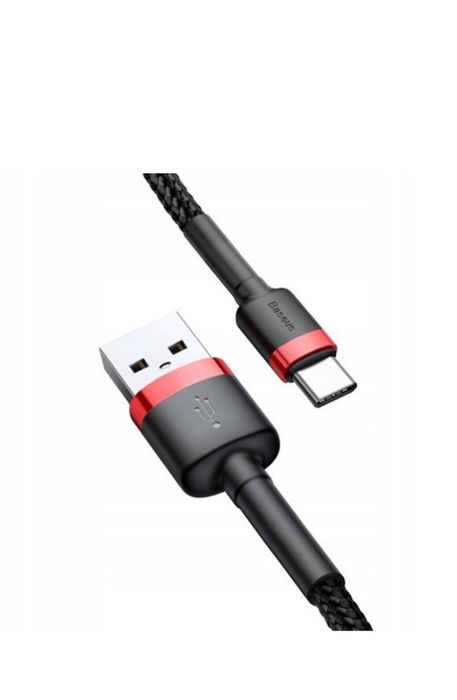Cablu USB la Type-C, Fast Charging, 3A, 1m, R81, Aluminiu, Nailon, TPE