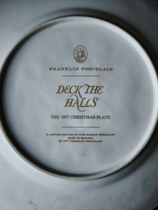 Чиния за стена Franklin 1977г