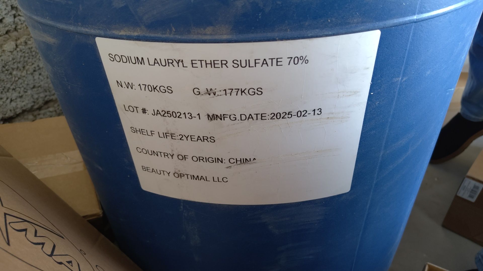 Sles 70% ZANYU Лаурет сульфат натрия