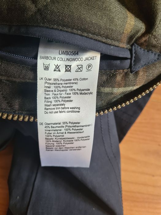 Geacă damă Barbour Collingwood, mărimea S