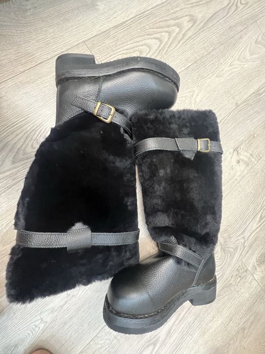 Унты черный меховые новые размер 40