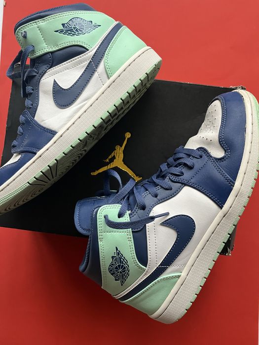 Air JORDAN 1 Mid “Blue Mint”  44.5 / Оригинал