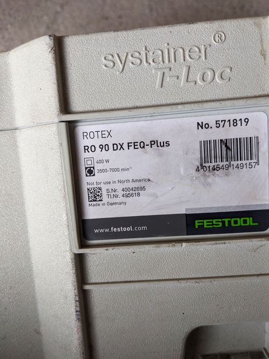 Șlefuitor Festool Rotex RO 90 DX FEQ-plus