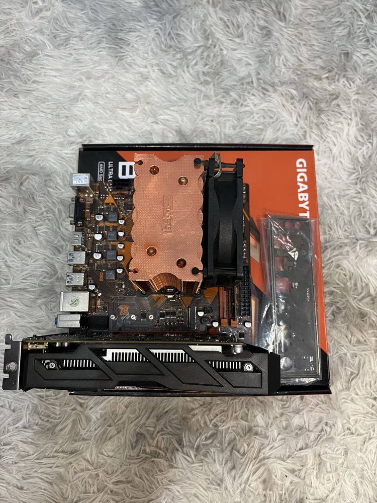 Комплект для Пк / Ryzen 3 1200/ ddr4 8gb/rx 460 2gb/ A320