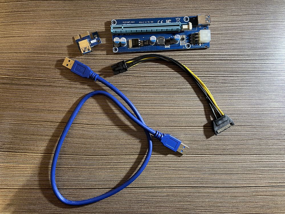PCI Express 1x - 16x адаптер