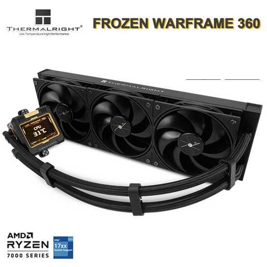 Водно охлаждане Thermalright FROZEN WARFRAME 360 Black с дисплей