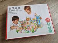 Set de constructie din lemn Micul Arhitect, 268 piese
