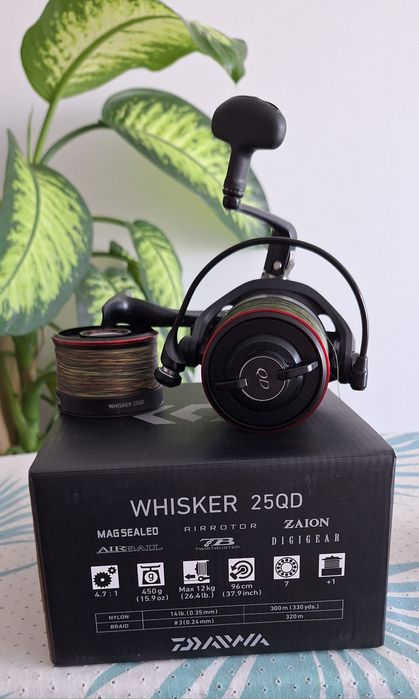 Daiwa whisker 25 qd, impecabilă