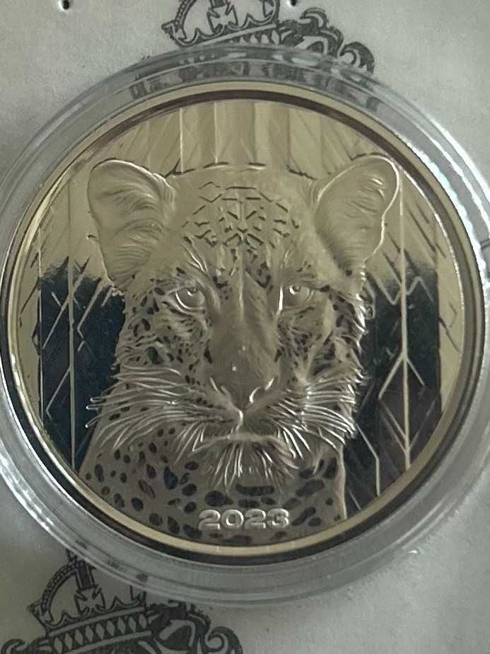 СРЕБРО 1 OZ 999 Британия, Гана