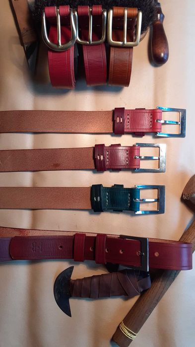 Curele pentru damă din piele natruală "full grain"