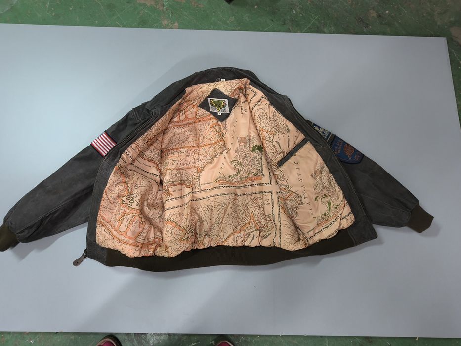 Geaca de piele aviator phase2