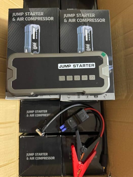 Повербанк бустер jump starter пуско-зарядное устройство  powerbank