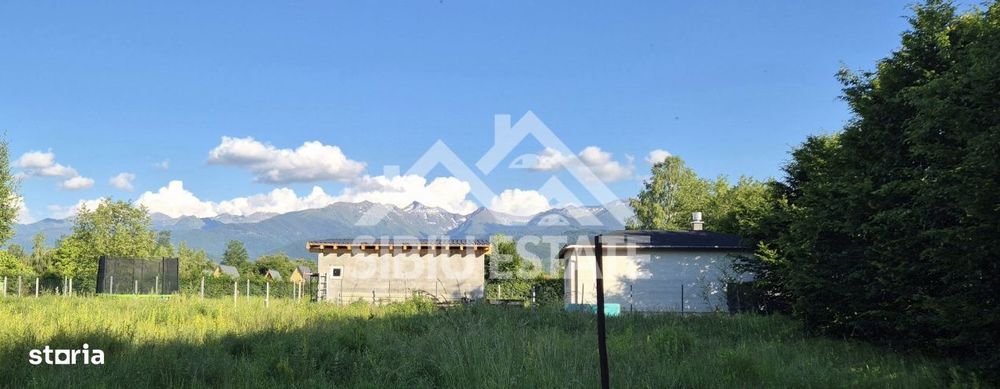 Teren de vanzare cu autorizatie de constructie pe Valea Avrigului, Sib