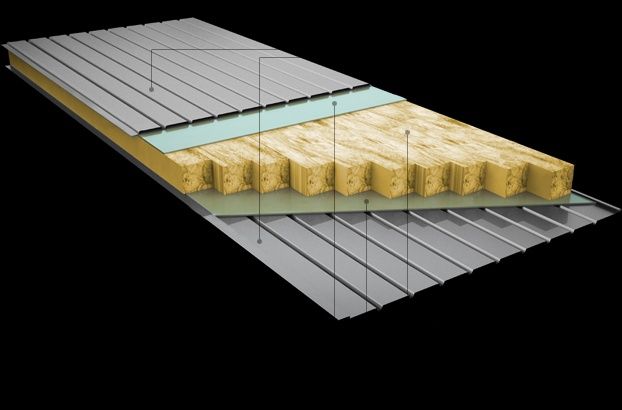 Сендвич панели стеновые и кровельные на заказ