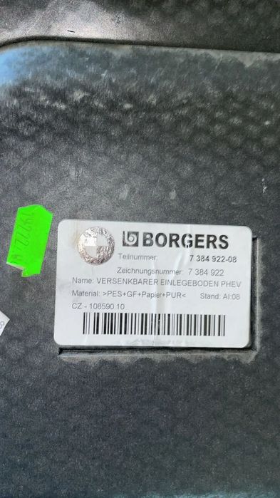 Mocheta portbagaj BMW Seria 5 G30 G31 520e 2.0 hybrid 2018 7384922 08 738492208