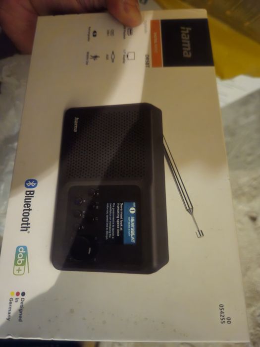 Radio portabil Hama DR5BT, NOU!, DAB+, Bluetooth, 5W