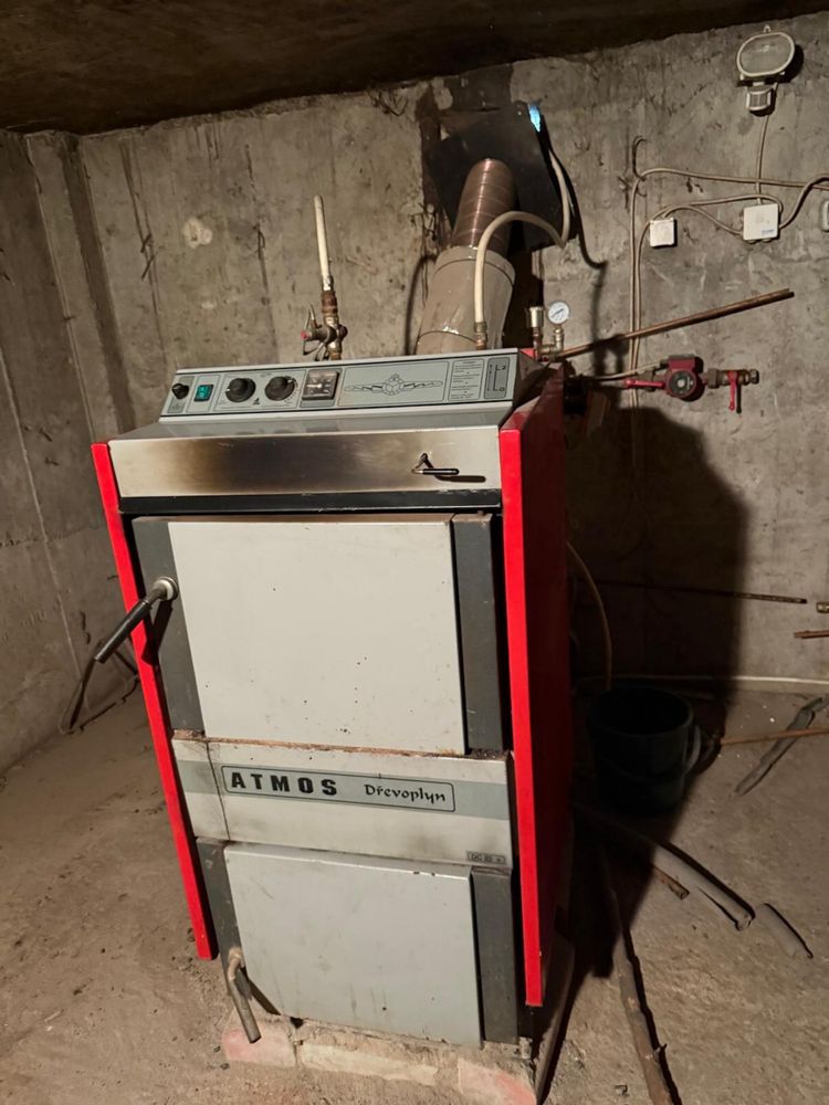 Centrala Atmos 35kw + Boiler 160L+ Lemne de fag