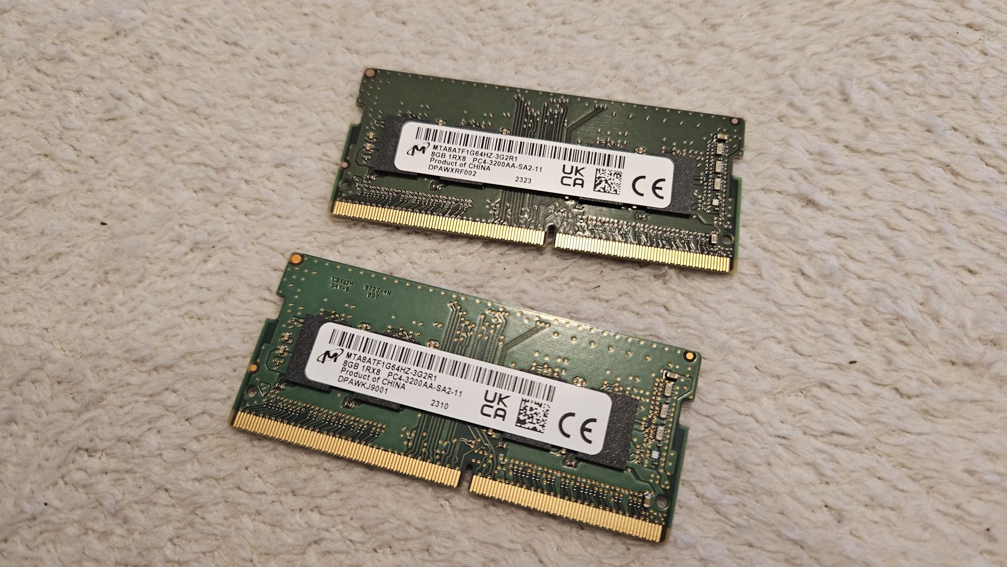 Memorie laptop 16gb (2x8gb) 3200
