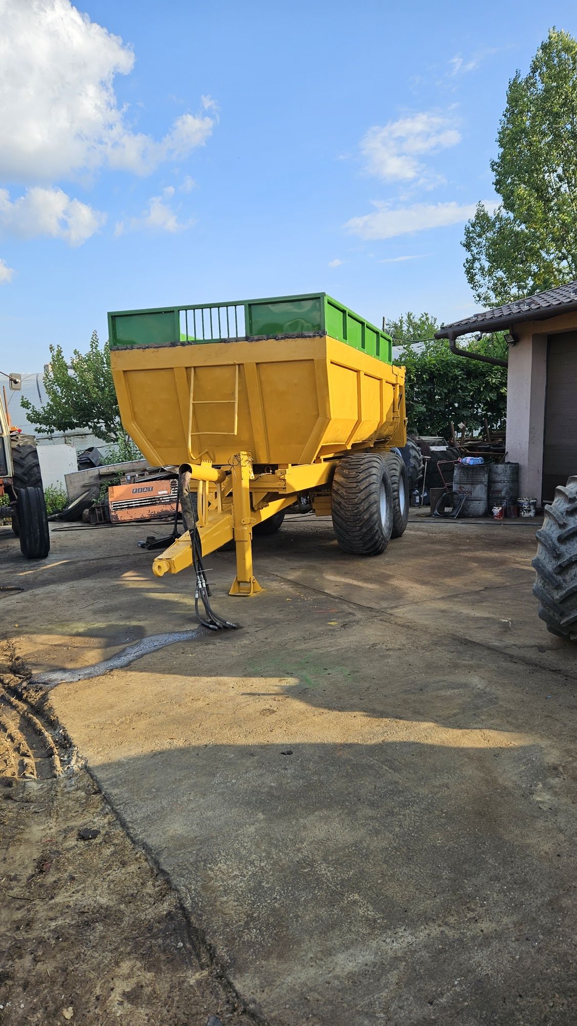 Remorca tractor - dumpar 14 tone