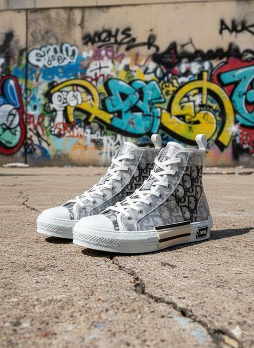 Adidasi DIOR B 23 High - Tenesi Unisex Full Box