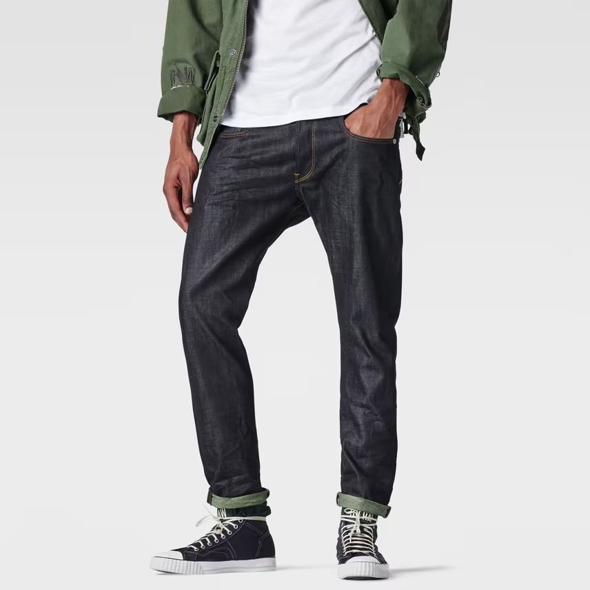 Оригинални дънки G-Star Raw 3301 Tapered W32 W33 нови мъжки джи стар