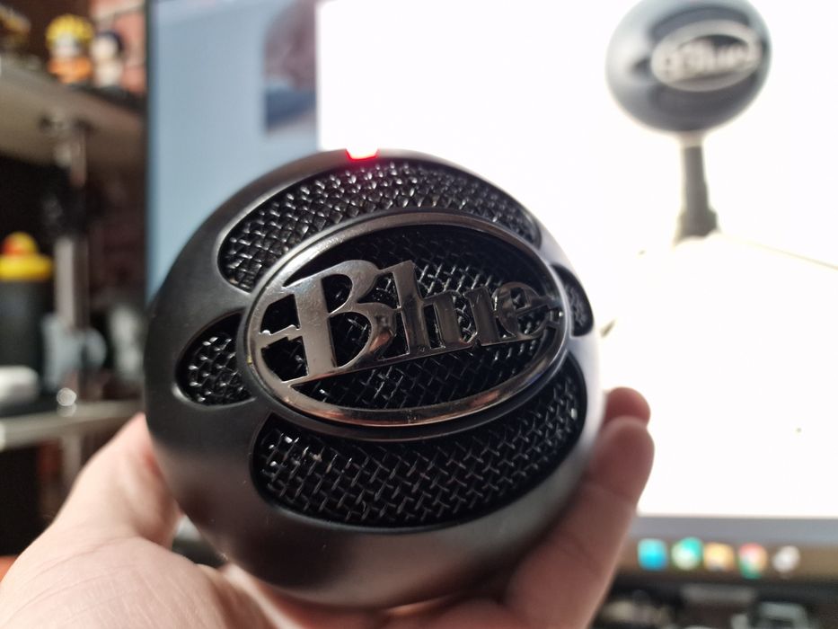 Microfon Blue Snowball iCE Negru - Perfect funcțional (Fără trepied)