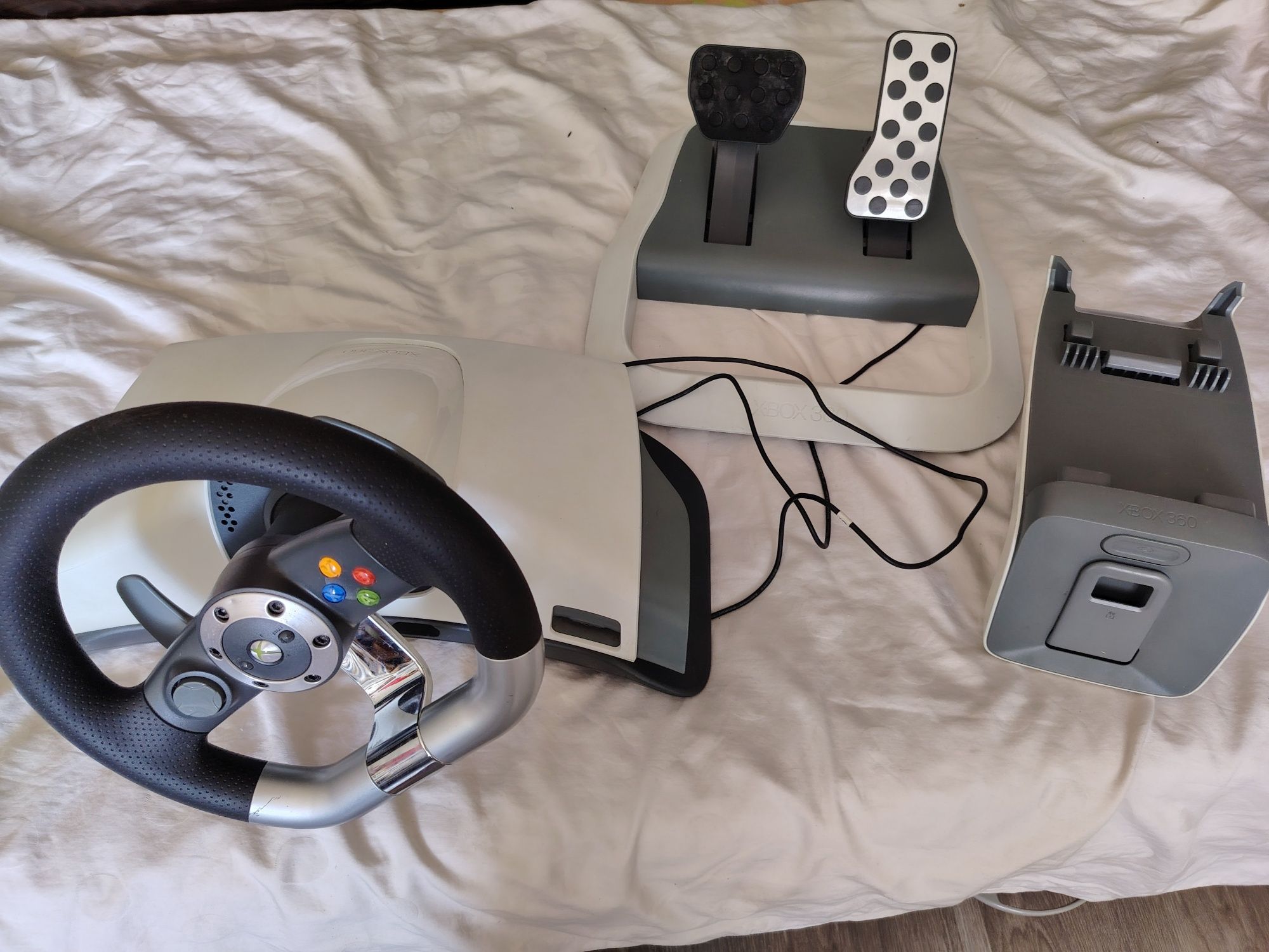 xbox 360 wireless racing кормило с педали