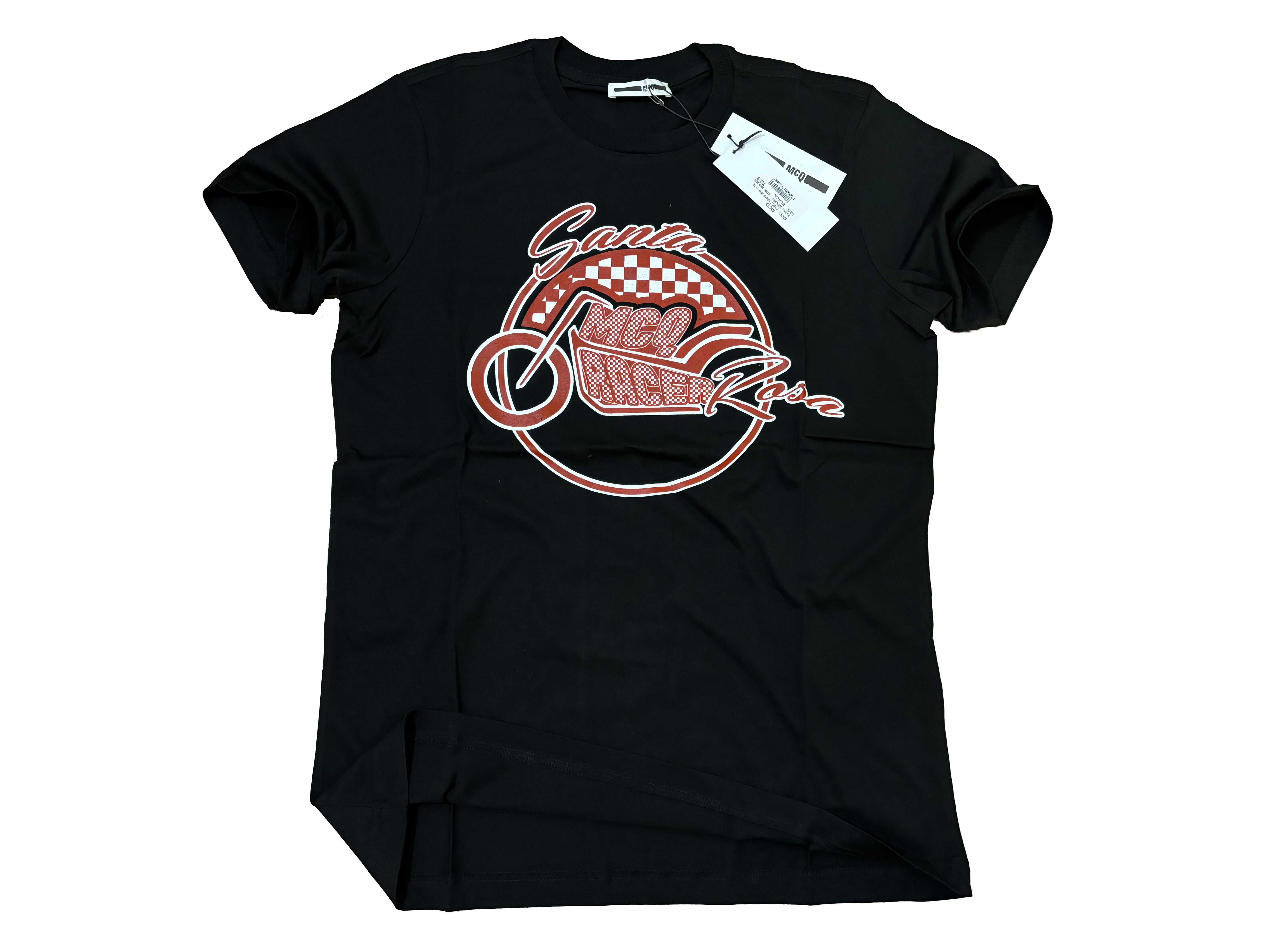 Alexander McQueen MCQ Racer Мъжка Тениска Slim Fit - S, M, L, XL, 2XL