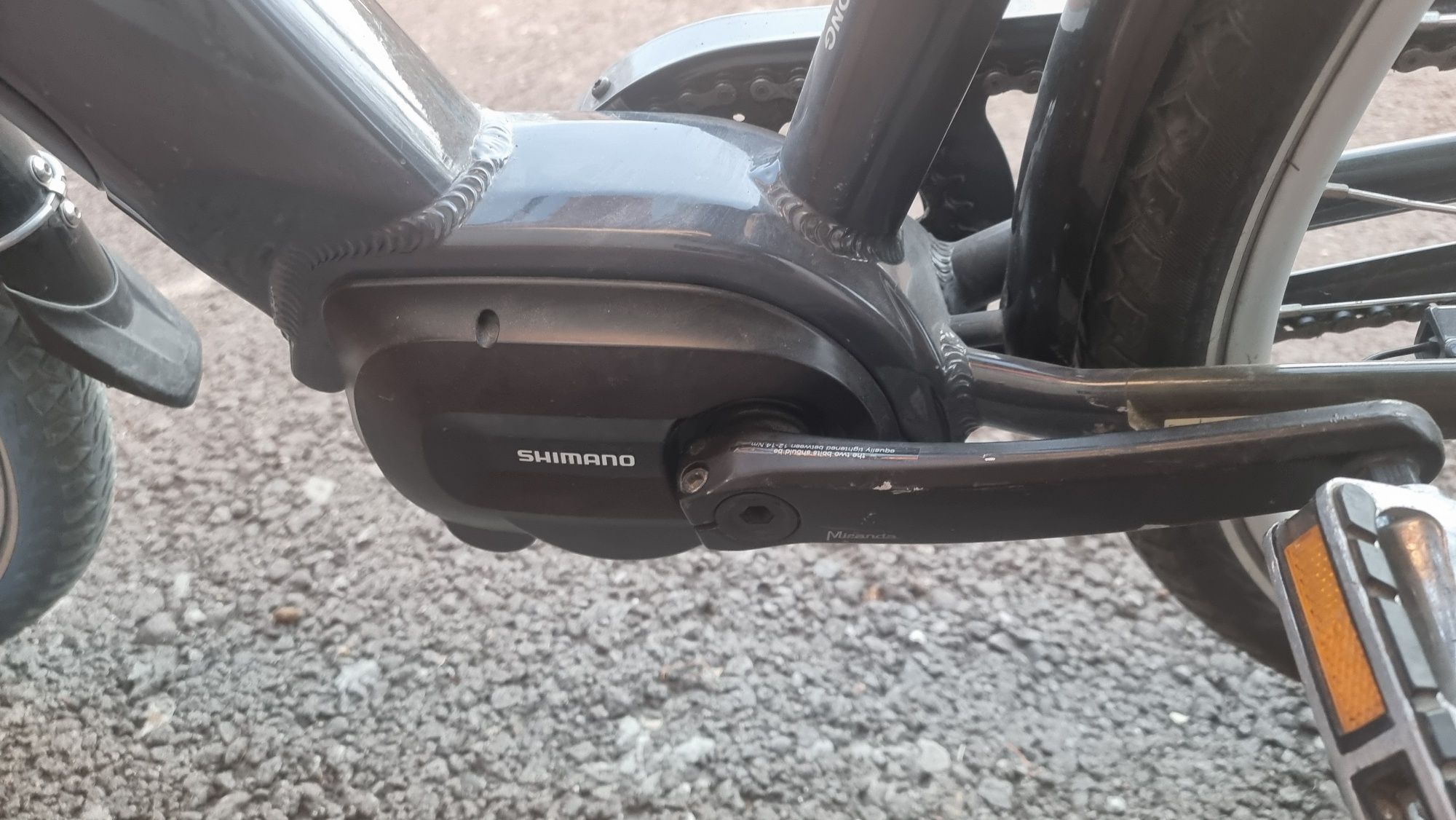 Bicicleta electrica shimano powertube 600w
