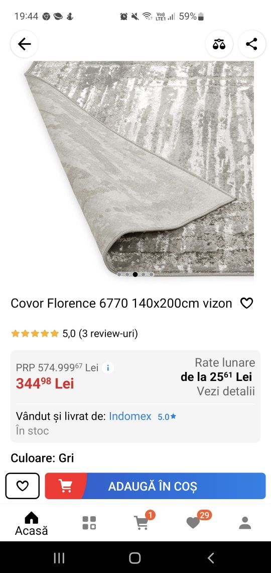 Covor FLORENCE 140/200