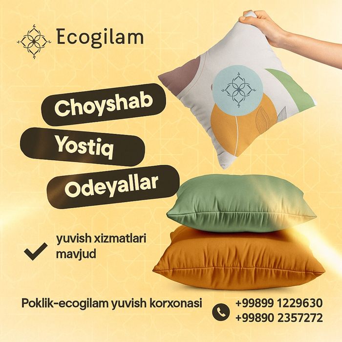 Ecogilam yuvish xizmati