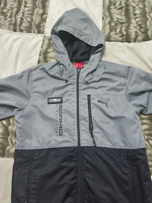 серо/черная ветровка puma