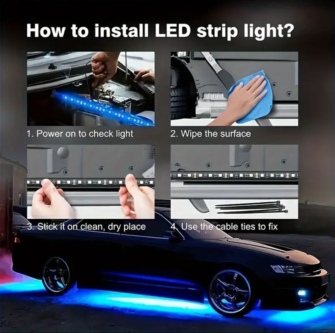 Led осветление за под кола
