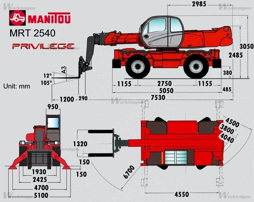 Manitou rotativ 4T 25 ml