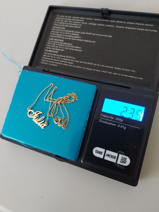 Lănțișor cu medalion aur 14 k