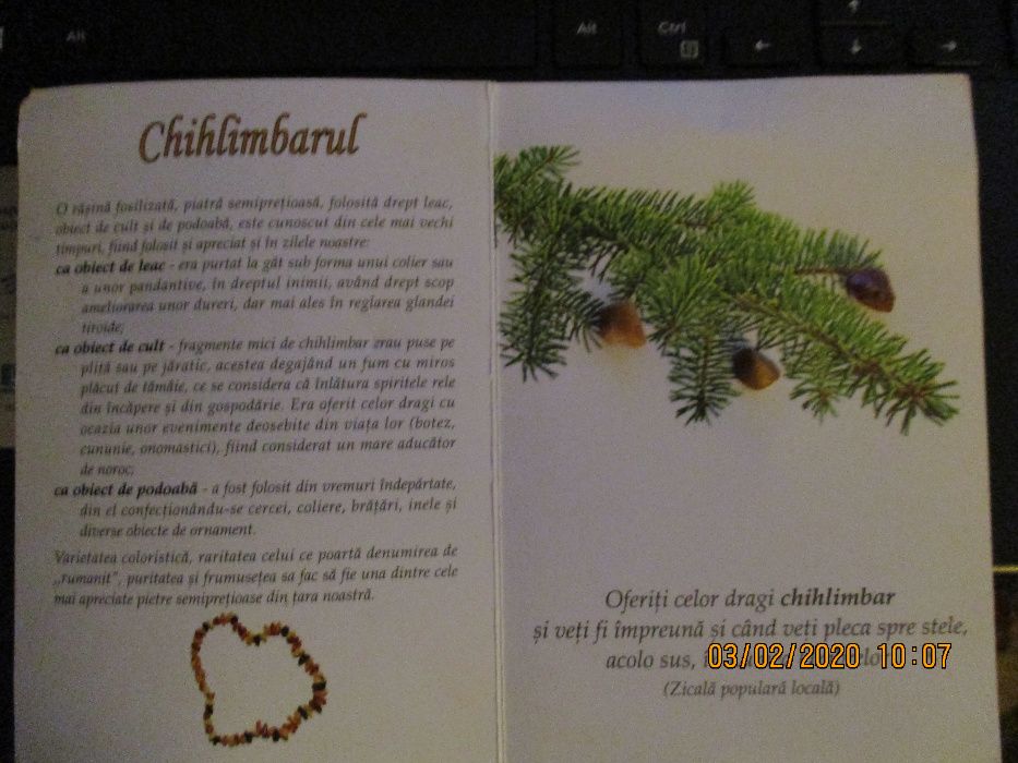 Colier Chihlimbar+Cercei Chihlimbar/argint