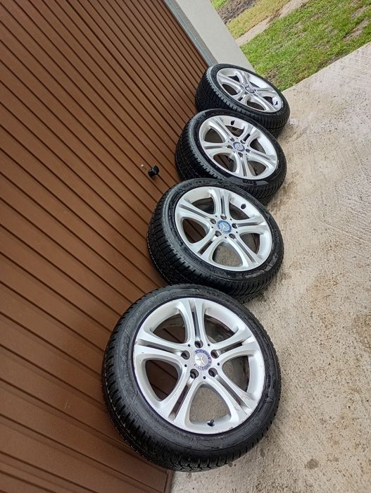 Jante Mercedes +cauciucuri  de iarna SAVA 225 45 17 dot 2023 noi