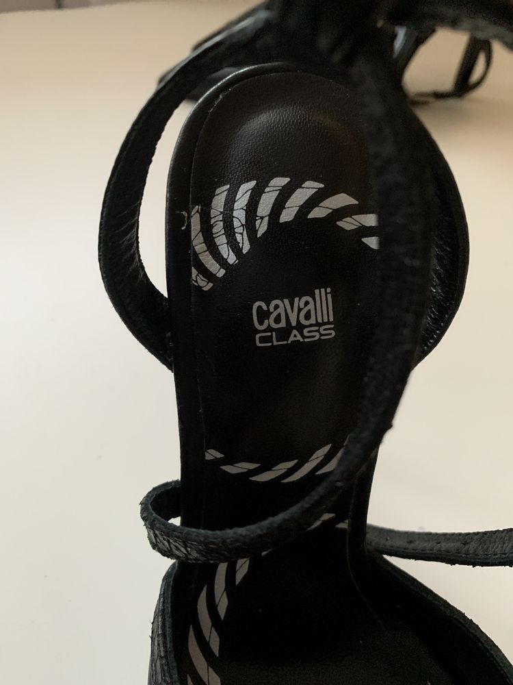 Sandale cu toc -Stileto  Roberto Cavalli.