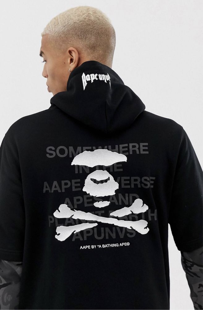 НОВ AAPE By A Bathing Ape Hoodie ОРИГИНАЛЕН мъжки суичър/худи - р.М
