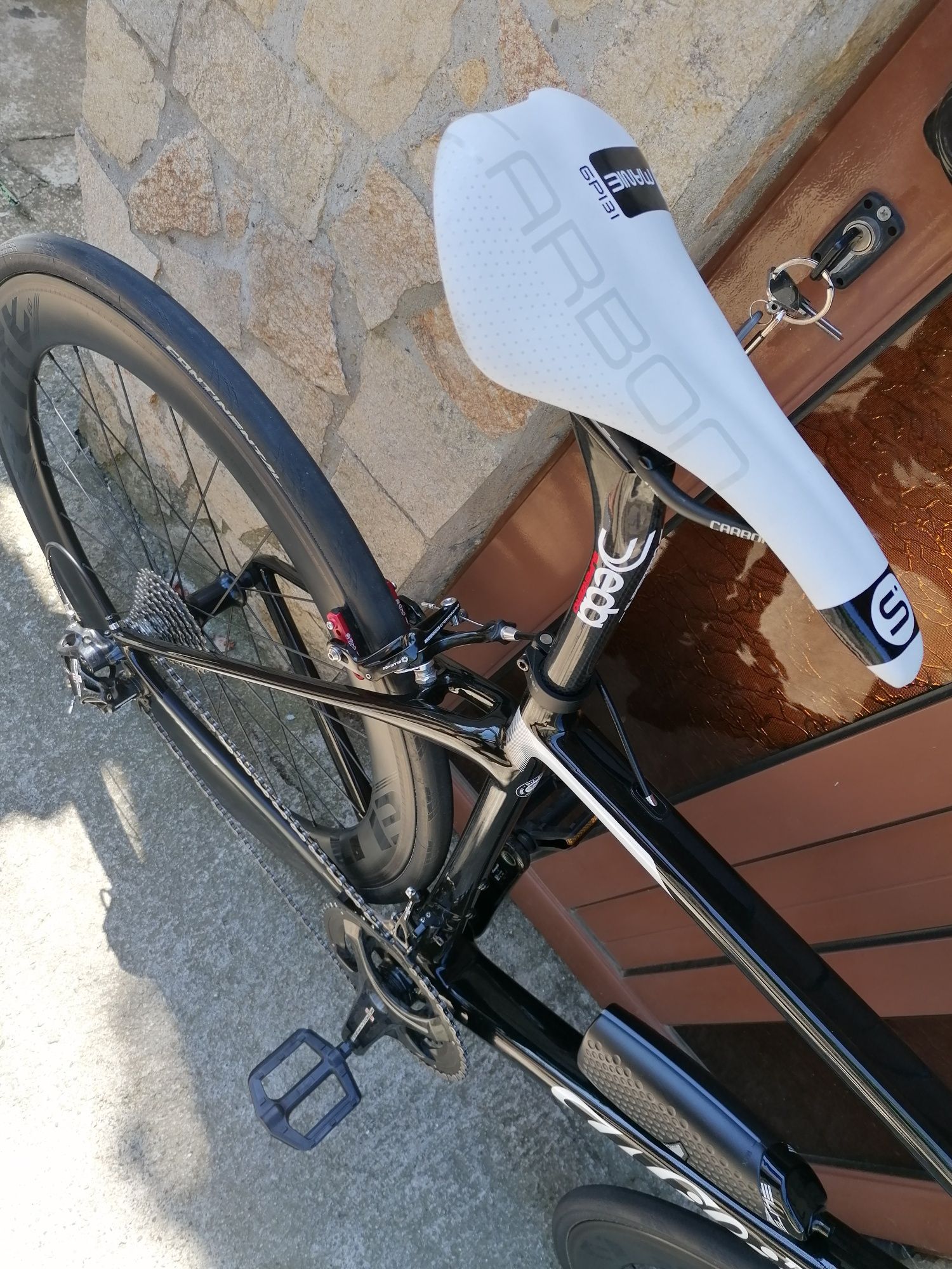 Шосеен WILIER Full Carbon, Campagnolo Record 2*11, като нов!